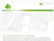 Tablet Screenshot of aperfectpairchicago.com